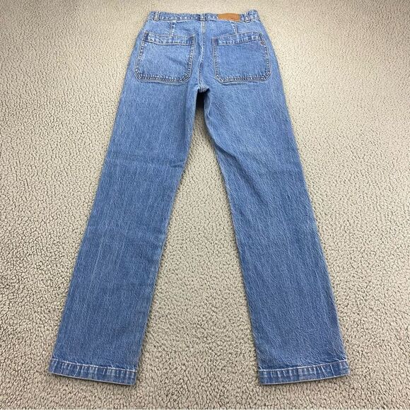 Madewell The '90s Straight Utility Women's High Rise Jeans  |   Size:  26 - Picture 6 of 16
